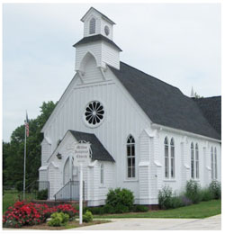 Milden Presbyterian Church, built in 1840